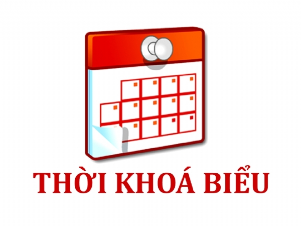 Thời khoá biểu số 01 năm học 2026-2027 áp dụng từ ngày 07/09/2026